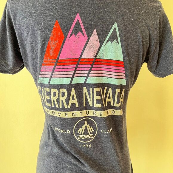 Sierra Nevada Adventure Co. SNAC Blue T-Shirt Outdoors Camping Hiking Small - Picture 4 of 6